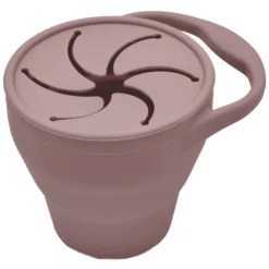 The Cotton Cloud Snackbecher Aus Silikon Dusty Pink
