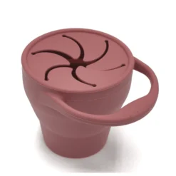 The Cotton Cloud Snackbecher Aus Silikon Wild Rose