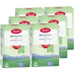 Töpfer Bio Milchbrei Reis 6 X 200 G Nach Dem 4. Monat