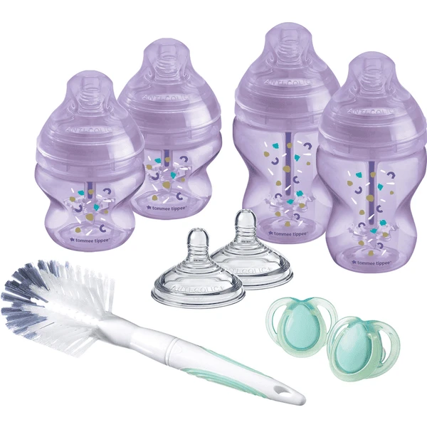 Tommee Tippee Starterset Advanced Anti Kolik In Lila 1 Tommee Tippee Starterset Advanced Anti Kolik In Lila