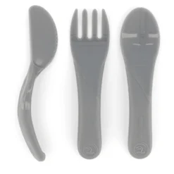 TWISTSHAKE Esslern-Besteck 6+ Monate Pastel Grau