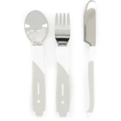 TWISTSHAKE Esslern-Besteck Aus Edelstahl In Weiß