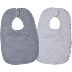 WÖRNER SÜDFROTTIER At Home Lätzchen 2er-Pack Grau